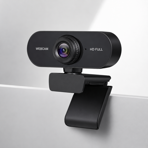 Webcam Full HD 1080p con Micrófono | Cámara para Videollamadas y Streaming