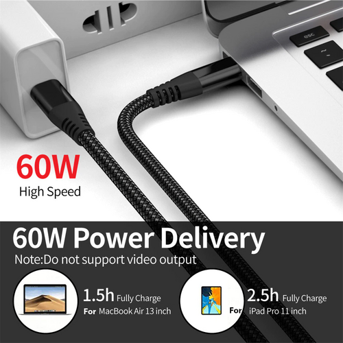 Cable USB-C a USB-C Reforzado de Carga y Datos