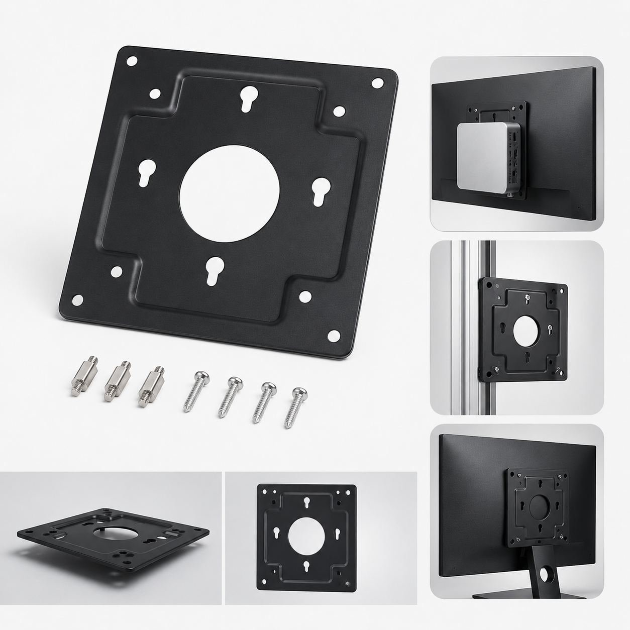 Soporte VESA para Mini PC | Montaje Trasero para Monitor