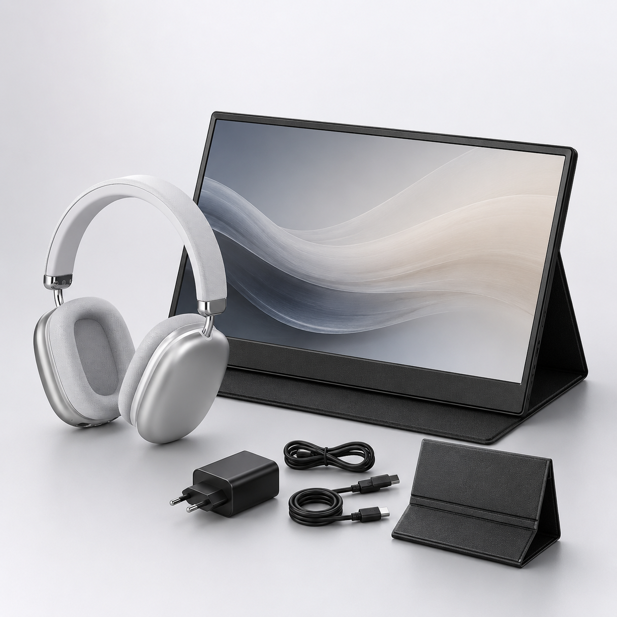 Combo Work & Travel | Monitor Portátil + Audífonos Air Max