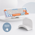 Combo Escritorio Limpio | Teclado M68 + Soporte Colgador