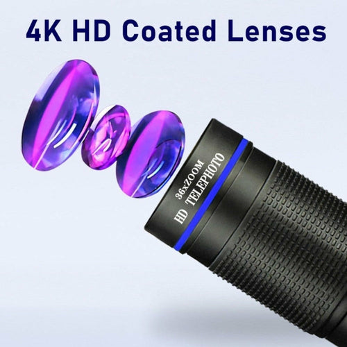 Kit de Lente 36X para Celular con Trípode
