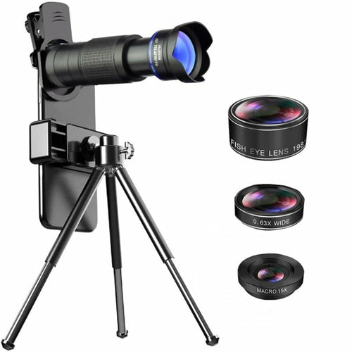 Kit de Lente 36X para Celular con Trípode