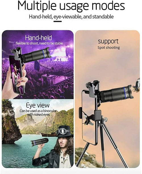 Kit de Lente 36X para Celular con Trípode