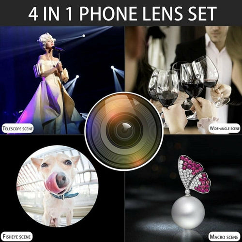Kit de Lente 36X para Celular con Trípode