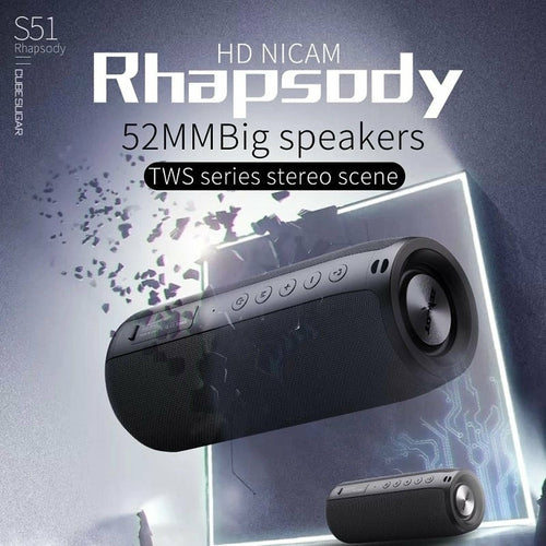 Parlante Bluetooth con Subwoofer Sumergible 360°