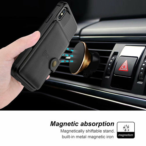 Funda Cartera Magnética 360° para iPhone