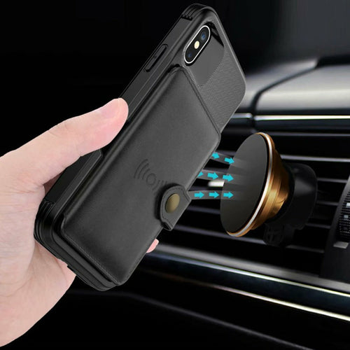 Funda Cartera Magnética 360° para iPhone